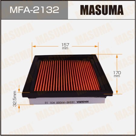 Фильтр воздушный Masuma с пропиткой маслом, MFA-2132