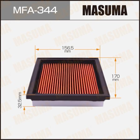 Фильтр воздушный Masuma с пропиткой маслом, MFA-344