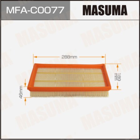 Фильтр воздушный Masuma, MFA-C0077