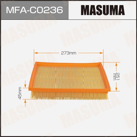 Фильтр воздушный Masuma, MFA-C0236