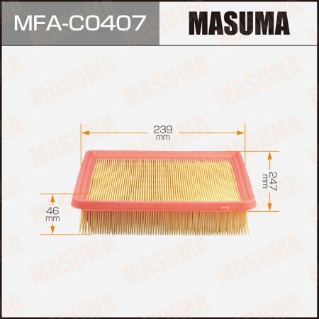 Фильтр воздушный Masuma, MFA-C0407