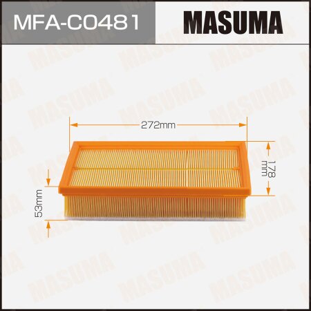 Фильтр воздушный Masuma, MFA-C0481