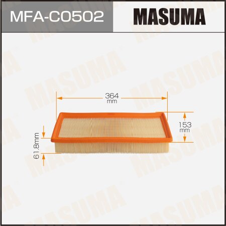 Фильтр воздушный Masuma, MFA-C0502
