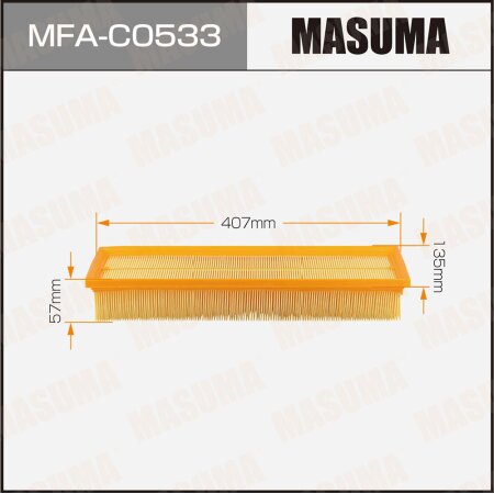 Фильтр воздушный Masuma, MFA-C0533