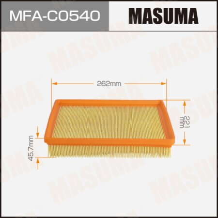 Фильтр воздушный Masuma, MFA-C0540