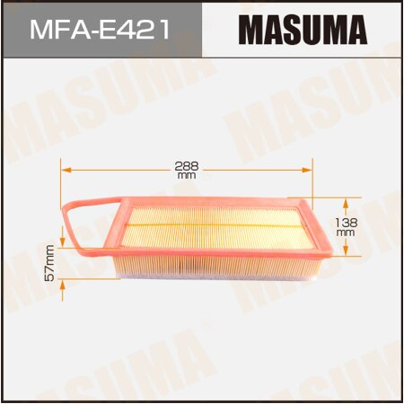 Air filter Masuma, MFA-E421