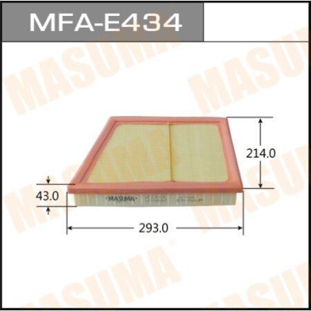 Фильтр воздушный Masuma, MFA-E434