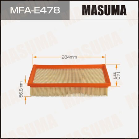 Фильтр воздушный Masuma, MFA-E478