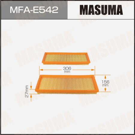 Фильтр воздушный Masuma, MFA-E542
