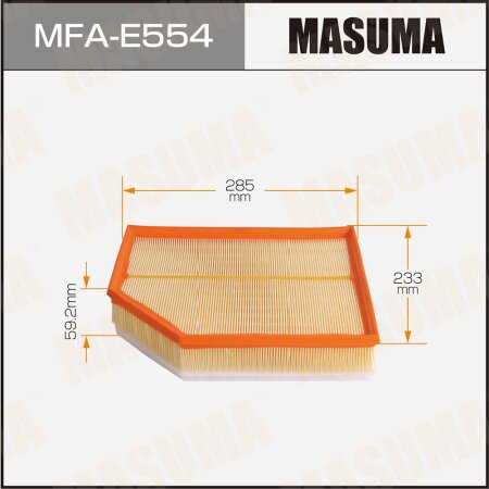 Air filter Masuma, MFA-E554
