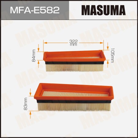 Фильтр воздушный Masuma, MFA-E582