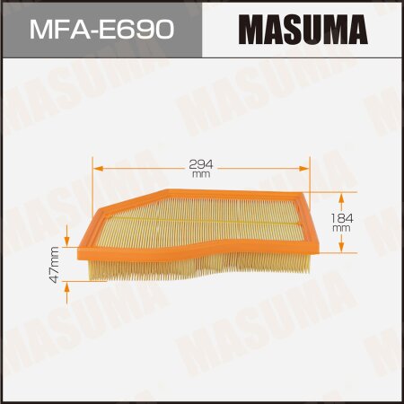 Фильтр воздушный Masuma, MFA-E690