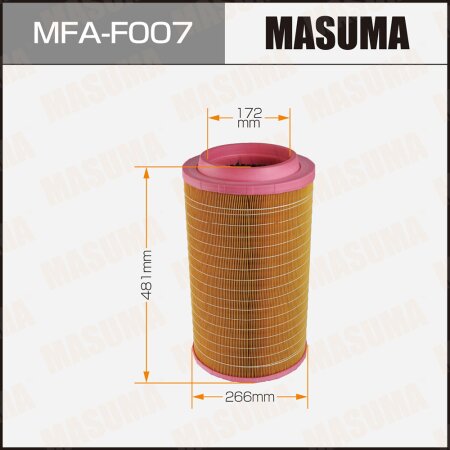 Фильтр воздушный для спецтехники Masuma, MFA-F007
