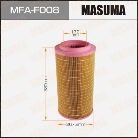 Фильтр воздушный для спецтехники Masuma, MFA-F008