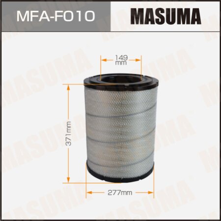 Фильтр воздушный для спецтехники Masuma, MFA-F010