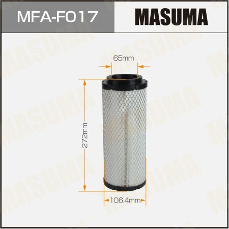 Фильтр воздушный для спецтехники Masuma, MFA-F017