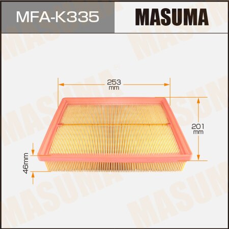 Фильтр воздушный Masuma, MFA-K335