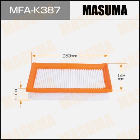 Фильтр воздушный Masuma, MFA-K387