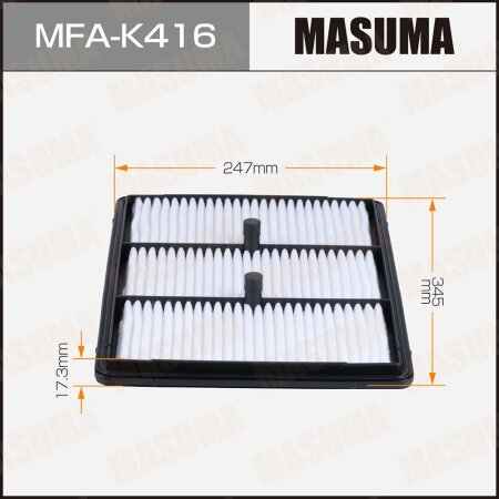 Фильтр воздушный Masuma, MFA-K416
