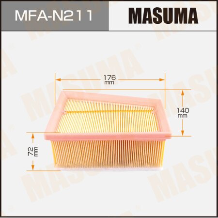 Фильтр воздушный Masuma, MFA-N211