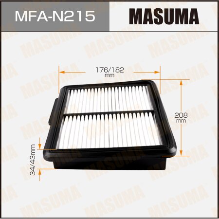 Фильтр воздушный Masuma с пропиткой маслом, MFA-N215