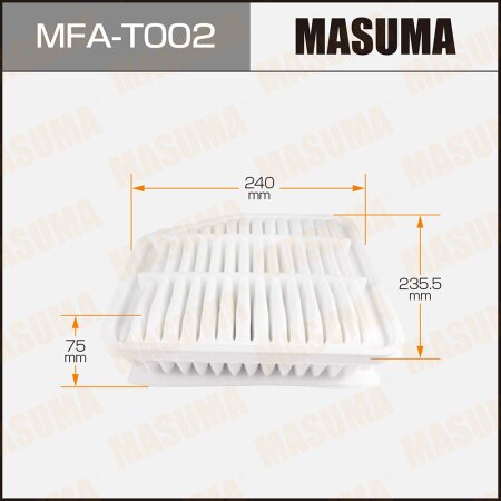 Фильтр воздушный Masuma, MFA-T002