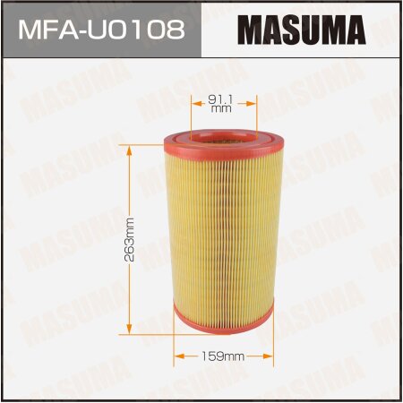 Фильтр воздушный Masuma, MFA-U0108