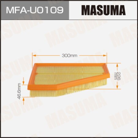 Фильтр воздушный Masuma, MFA-U0109