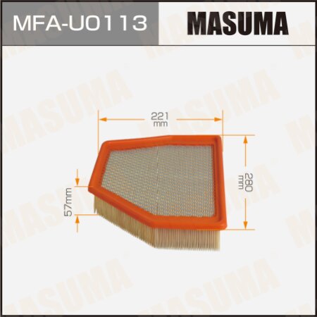 Фильтр воздушный Masuma, MFA-U0113