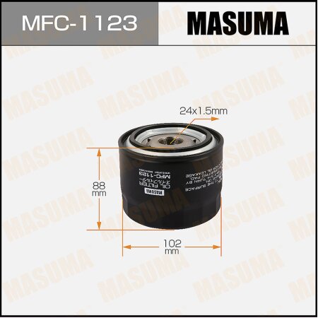 Фильтр масляный Masuma, MFC-1123
