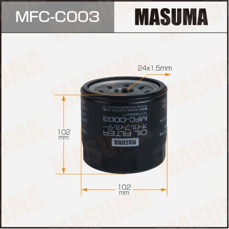 Фильтр масляный Masuma, MFC-C003