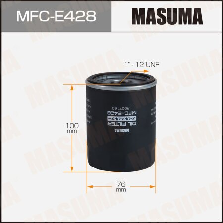 Фильтр масляный Masuma, MFC-E428