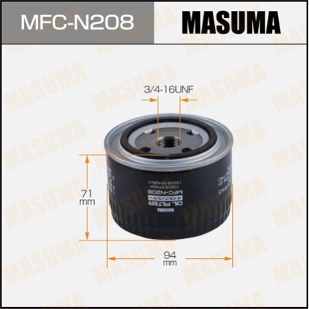 Фильтр масляный Masuma, MFC-N208