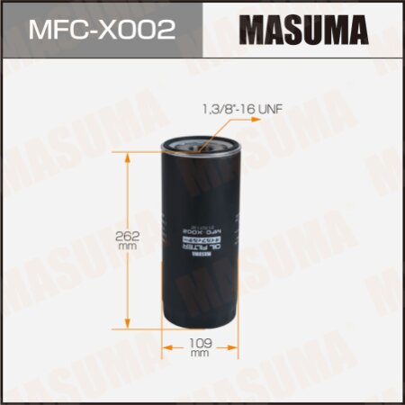 Фильтр масляный для спецтехники Masuma, MFC-X002