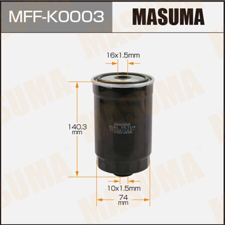 Фильтр топливный Masuma, MFF-K0003