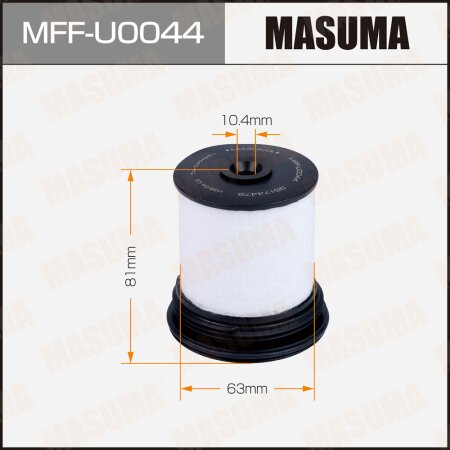 Фильтр топливный Masuma, MFF-U0044