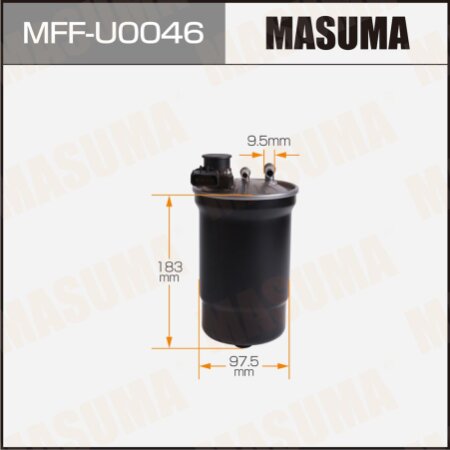 Фильтр топливный Masuma, MFF-U0046