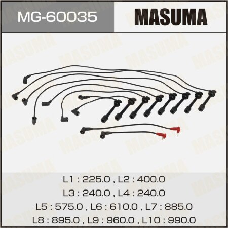 Провода высоковольтные (комплект) Masuma, MG-60035