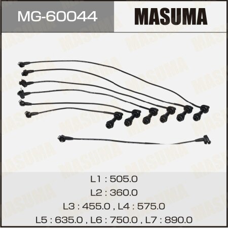 Провода высоковольтные (комплект) Masuma, MG-60044
