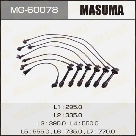 Провода высоковольтные (комплект) Masuma, MG-60078