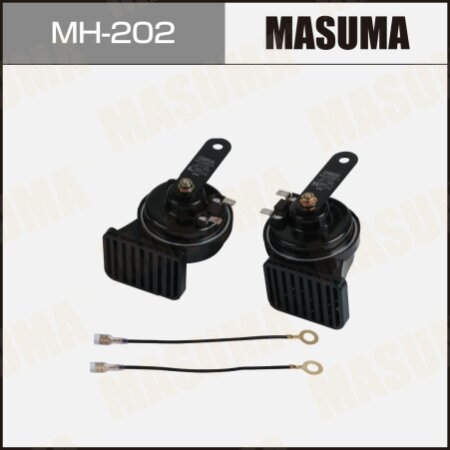 Сигналы звуковые MASUMA 12V 105-118dB 88мм, MH-202