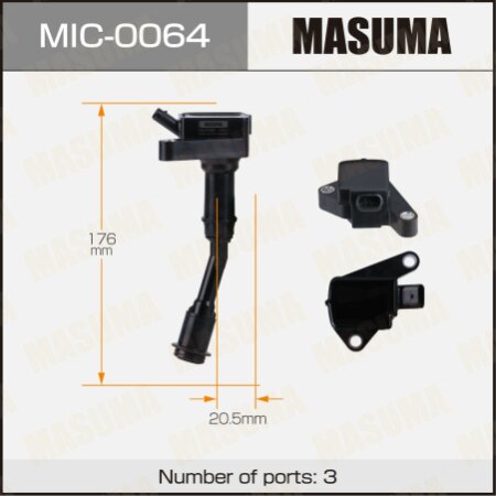 Катушка зажигания Masuma, MIC-0064