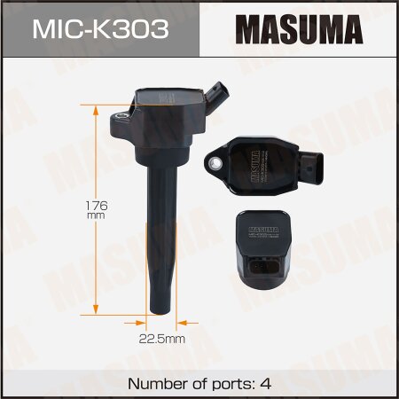 Катушка зажигания Masuma, MIC-K303