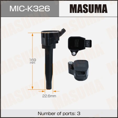 Катушка зажигания Masuma, MIC-K326