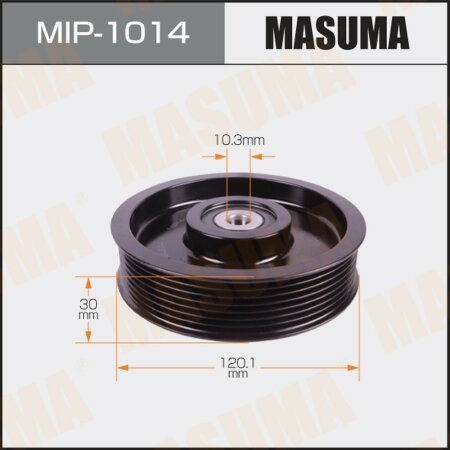 Ролик обводной приводного ремня Masuma, MIP-1014