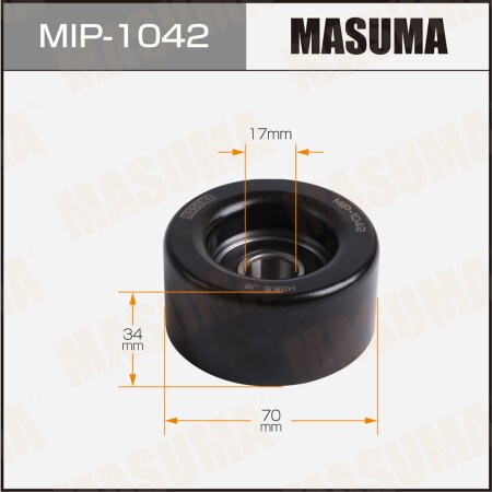 Ролик натяжителя приводного ремня Masuma, MIP-1042