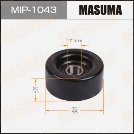 Ролик обводной приводного ремня Masuma, MIP-1043