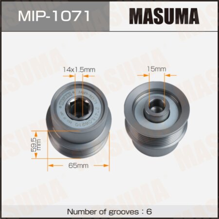 Обгонная муфта генератора Masuma, MIP-1071