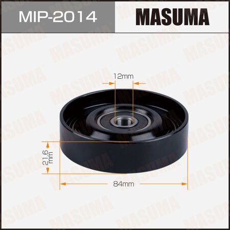 Ролик натяжителя приводного ремня Masuma, MIP-2014