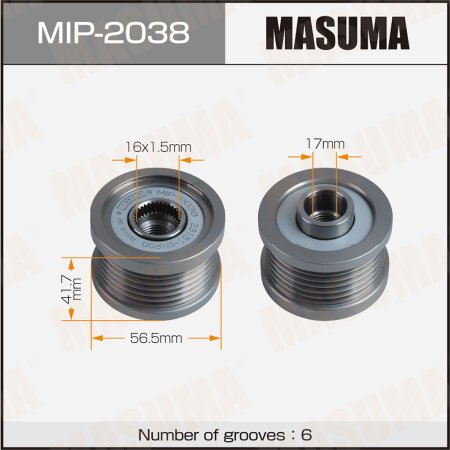Обгонная муфта генератора Masuma, MIP-2038